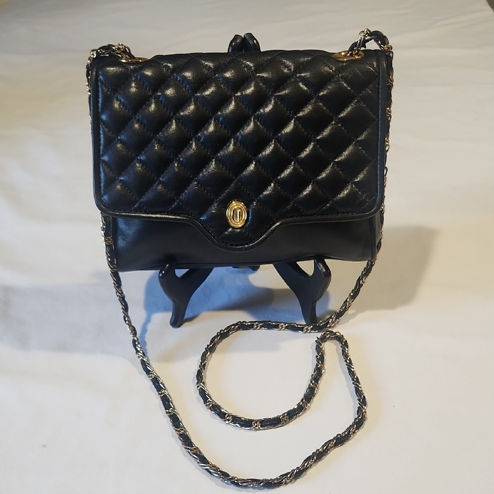 Ganson Quilted Crossbody Bag Vintage